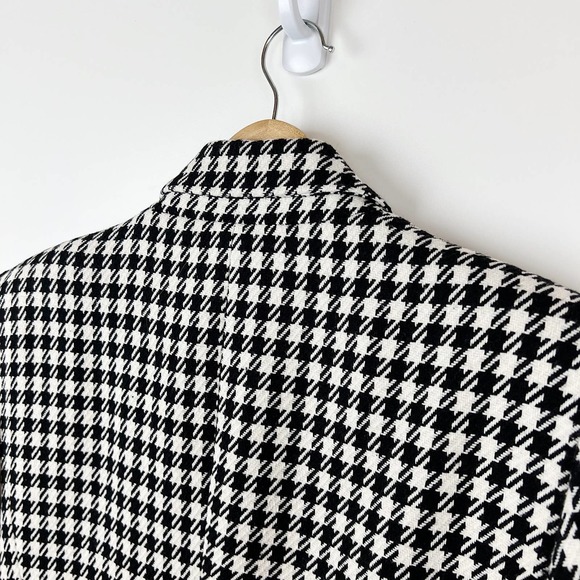 Zara Black Plaid Double Breasted Blazer - Picture 9 of 17